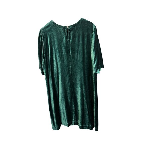 J Jill Green Velvet Dress 2X - Picture 5 of 5